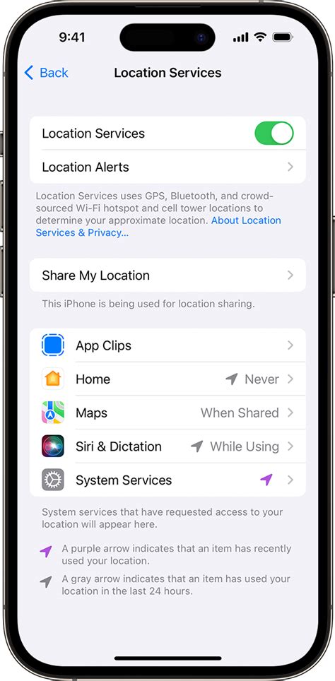 how to turn location on iphone 12